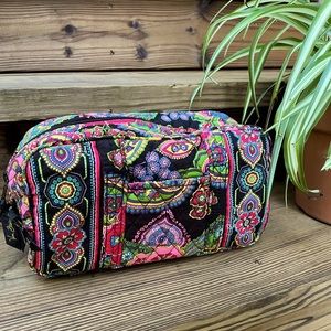 Vera Bradley large cosmetic bag, Symphony in Hue